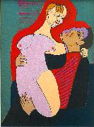 Ernst Ludwig Kirchner Great Lovers ( Mr and Miss Hembus) oil painting artist